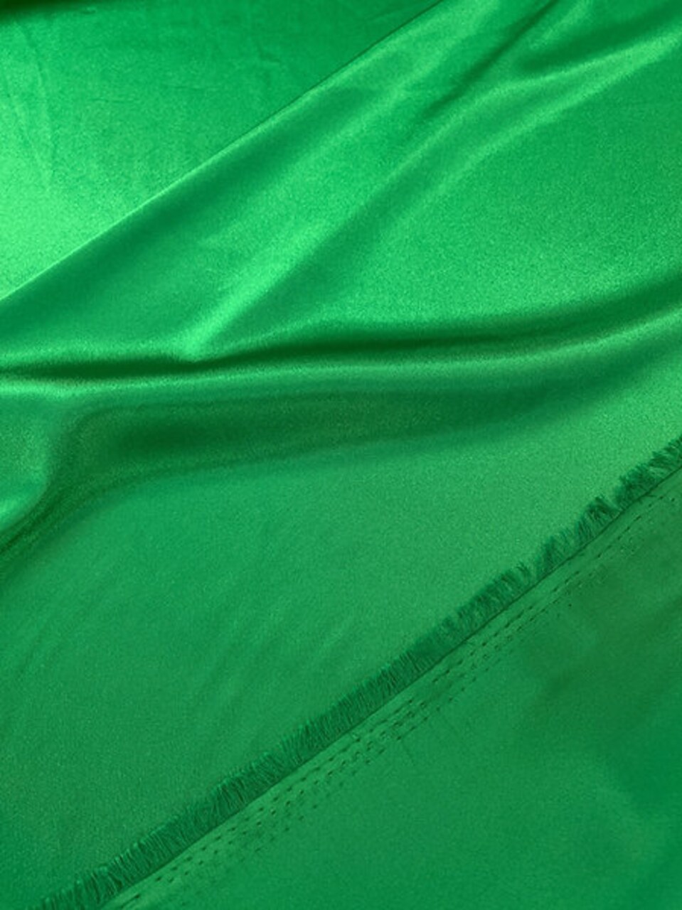 1 Yard Green Charmeuse Fabric Shiny Lightweight Polyester 58 Inch Wide for Sewing and Costumes